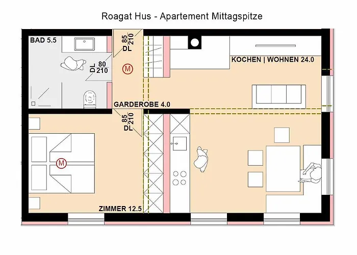 Apartment Roagat Hus *